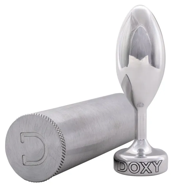 Анальна пробка Doxy Butt Plug Smooth, 11 см (сріблястий)