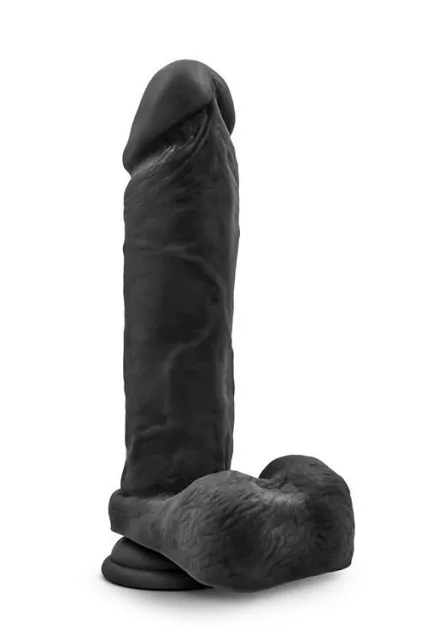 Фалоімітатор Au Naturel Bold Massive 9", 24.1 см (чорний)
