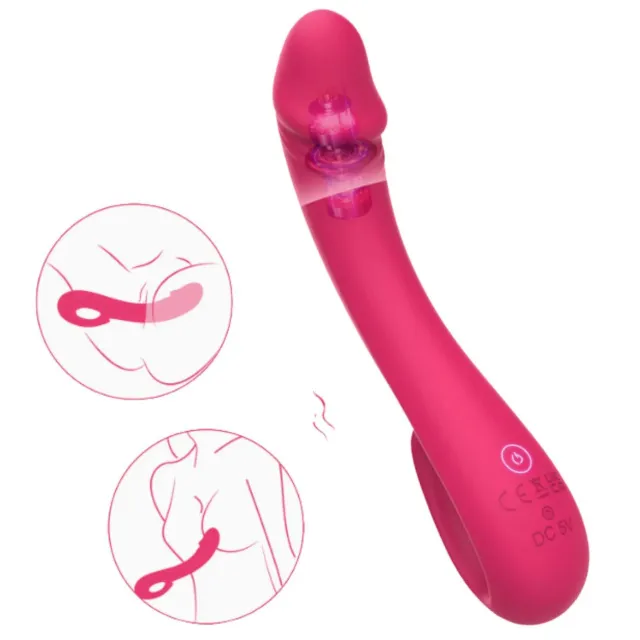 Вибратор Power Escorts Kinky Pleasure Vibey, 19.4 см (розовый)