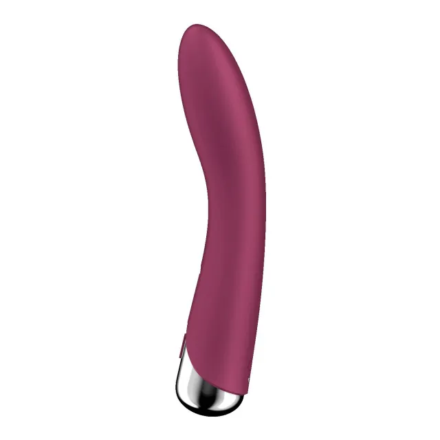 Вибратор Satisfyer Spinning Vibe 1, 17,5 см (бордовый)