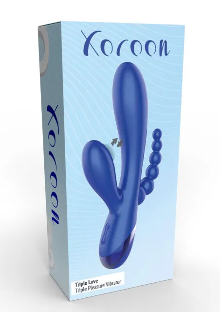 Xocoon Triple Love - Wibrator, 19 cm