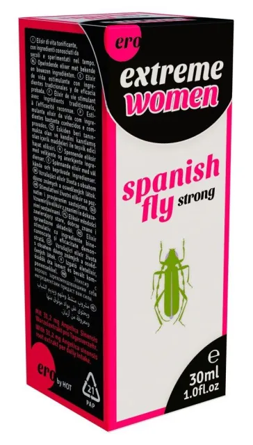 Hot Ero Spanish Fly Extreme Women Strong - Krople, Bezzapachowy, 30 ml