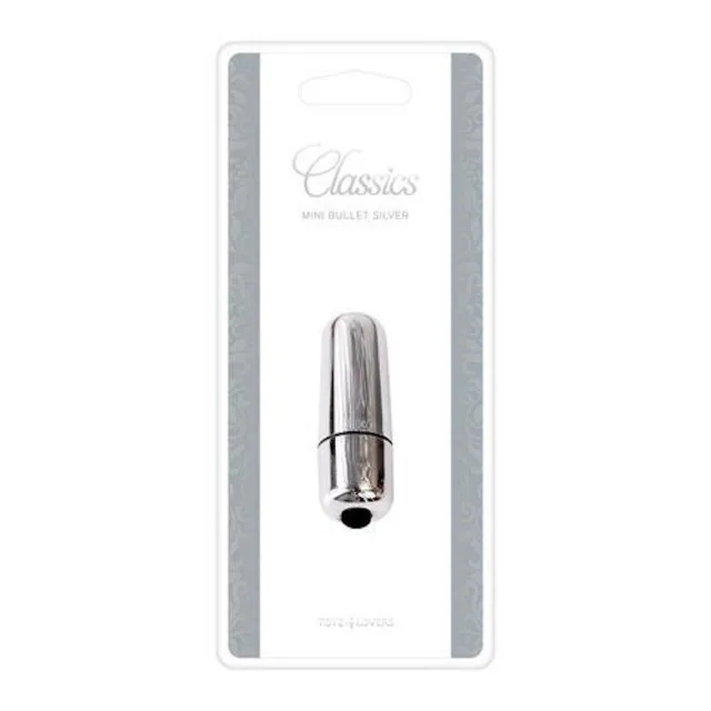 Мини-вибратор Classics Mini Bullet, 5.5 см (серебристый)