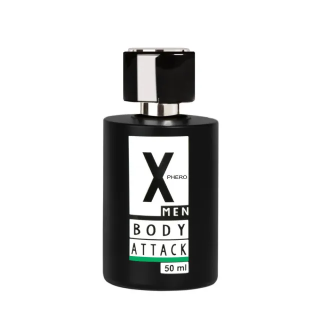 Мужские духи с феромонами X-Phero Body Attack Green, 50 мл