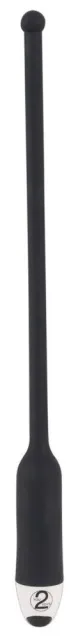 Уретральная вставка Silicone Dilator Urethral Vibrator, 27 см (черный)