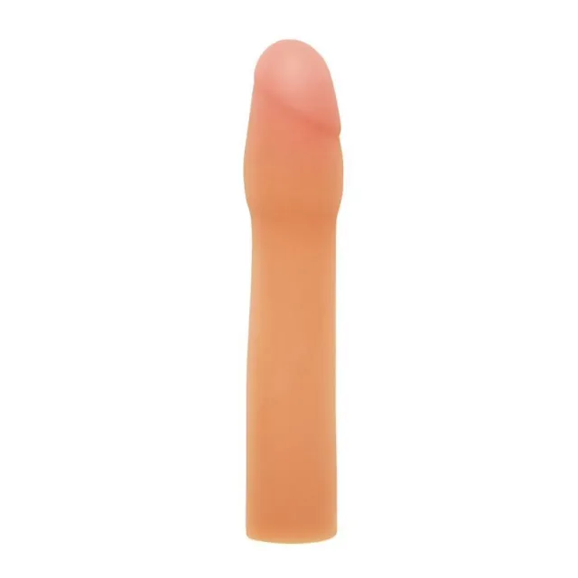 Насадка на пеніс Me You Us Elongate 3, 17.5 см (тілесний)