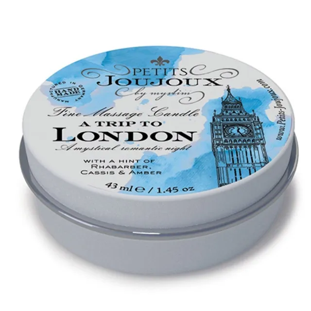 Масажна свічка Petits Joujoux A trip to London, 43 мл