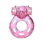 Ерекційне кільце Baile Cock Ring Bear, 4.5 см (рожевий)