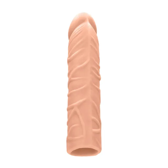 RealRock Penis Sheath - Nakładka na penisa, W kolorze cielistym, 16.8 cm