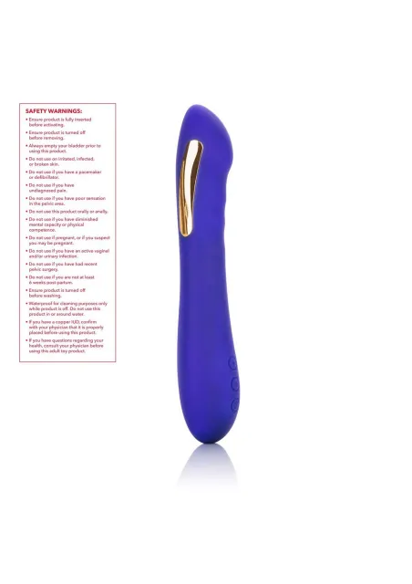 Мини-вибратор Calexotics Estim Petite Wand, 18.5 см (синий)