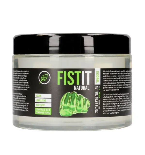 Fist It Natural - Lubrykant do fistingu, Bezzapachowy, 500 ml
