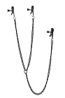 Зажимы для сосков Dream Toys Blaze Deluxe Nipple & Clit Clamps (черный)