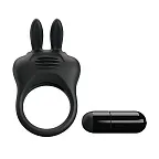 Эрекционное кольцо Pretty Love Davion Penis Ring, 7,4 см (черный)
