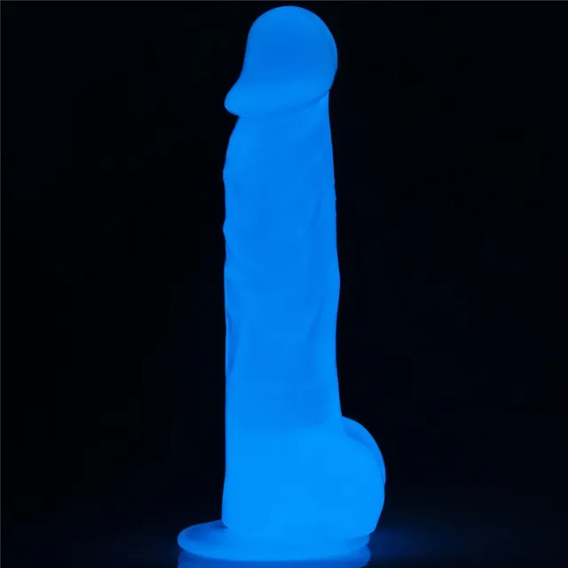 Lovetoy Lumino Play - Dildo, Niebieski, 21, 5 cm