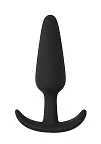 Анальная пробка ShotsToys Slim Butt Plug, 8.3 см (черный)