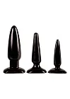 Набір анальних пробок Colt Anal Trainer Kit, 3 шт (чорний)