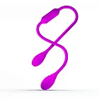 Двосторонній вібратор Pretty Love Dream Lovers Whip, 65,5 см (рожевий)