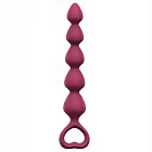 Анальний ланцюжок Love To Love Bing Bang M Plum Star, 18,5 см (бордовий)