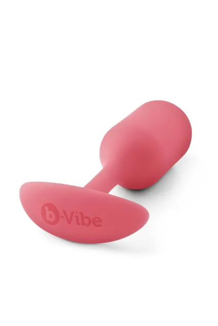 Анальная пробка B-Vibe Snug Plug 2, 10.5 см (розовый)