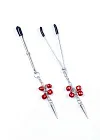 Зажимы для сосков Exclusive Nipple Clamps No.4 Fetish Boss Series (красный)