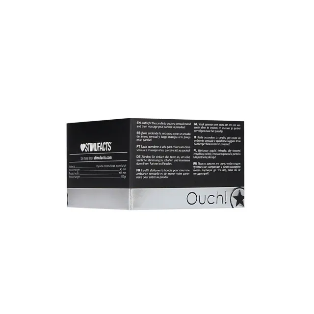 Массажная свеча Ouch! с ароматом розы, 100 г