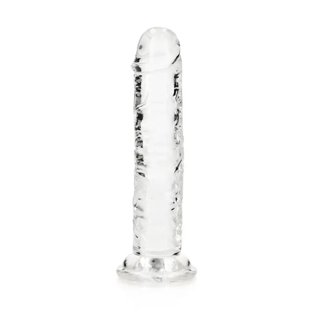 Фалоімітатор RealRock Crystal Clear Realistic Dildo 6'', 15.5 см (прозорий)