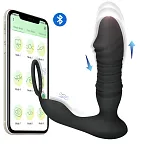 Стимулятор простаты Erospace Men’s Play B5, 17,3 см (черный)