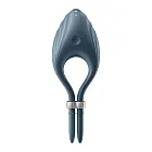 Satisfyer Duelist Ring - Pierścień wibracyjny, Niebieski, 14.2 cm