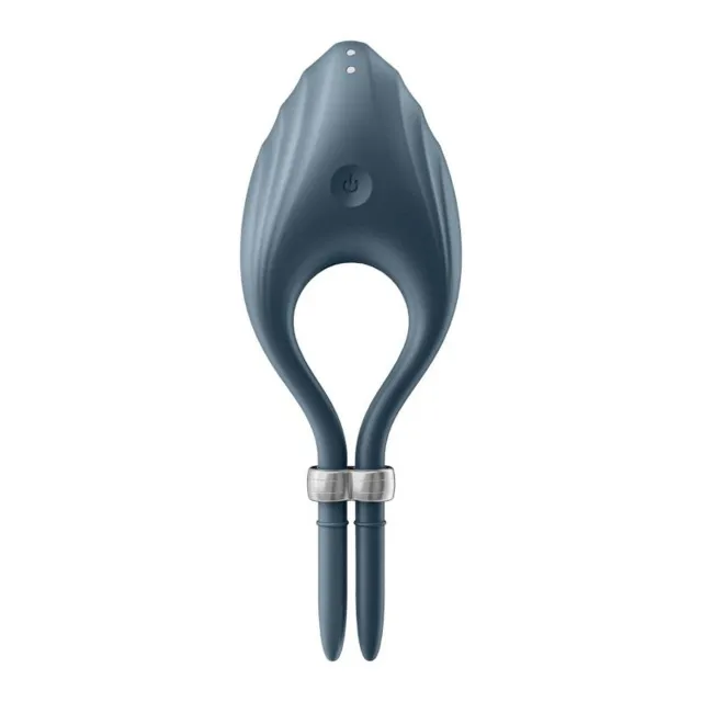 Виброкольцо Satisfyer Duelist Ring, 14.2 см (синий)