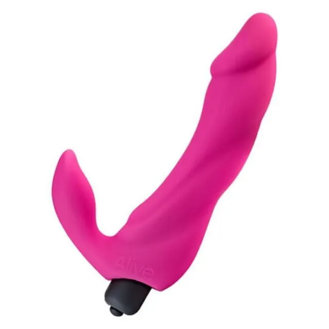 Вибратор-кролик Alive Bifun, 16.5 см (розовый)