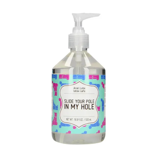 S-Line Slide Your Pole In My Hole - Lubrykant analny, Bezzapachowy, 500 ml