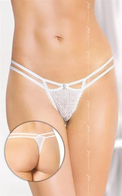 Трусики-стринги Softline G-String 2450, M/L (белый)