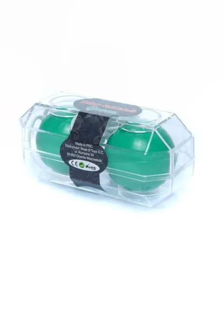 Вагинальные шарики Boss Series Duo Balls, 21 см (зеленый)