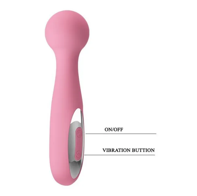 Вибратор Pretty Love Carina Vibrator Light, 15 см (розовый)