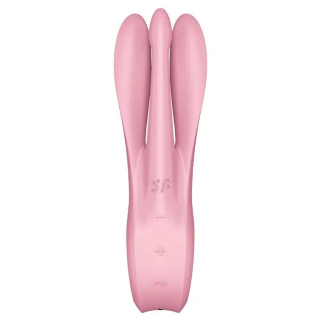 Вібратор для клітора Satisfyer Threesome 1, 14 см (рожевий)