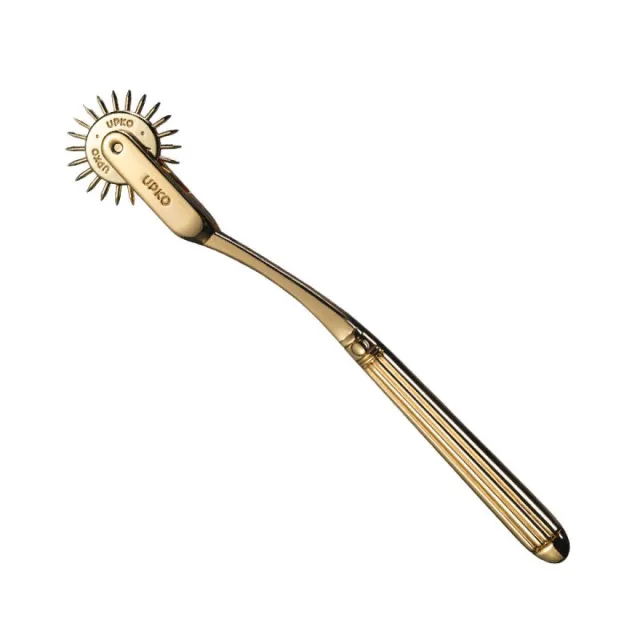 UPKO Spiked Metal Pinwheel - Koło, Złoto, 18 cm