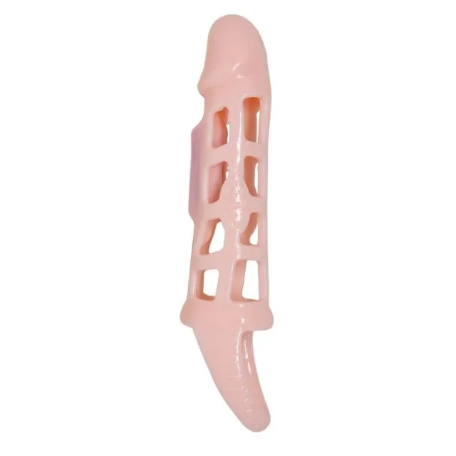 Pretty Love Harrison - Nakładka na penisa, W kolorze cielistym, 18 cm