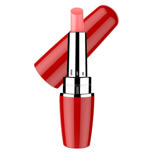 Мини-вибратор Latetobed Viblips Red Stimulator, 9,5 см (красный)