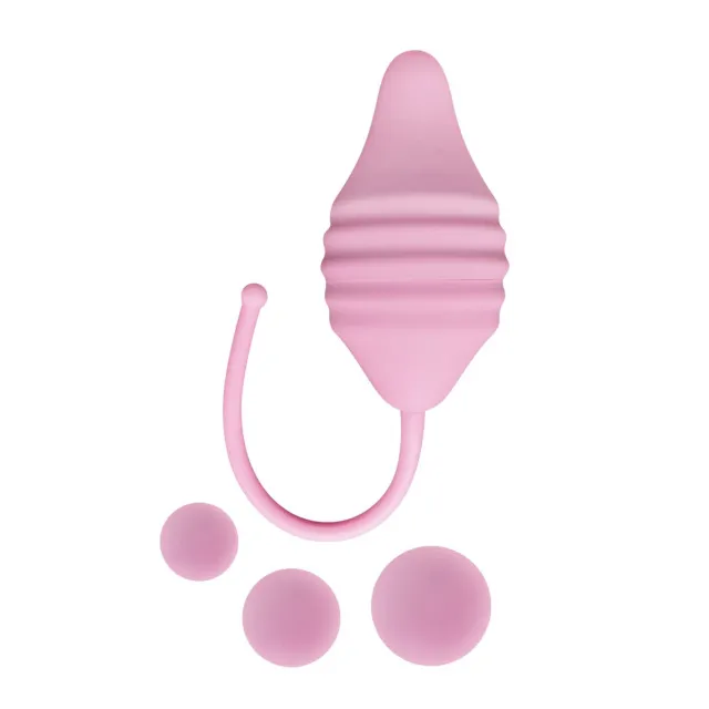 Вагинальные шарики Femintimate Pelvix Silicone String, 6 см (розовый)