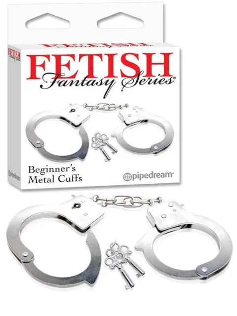 Наручники Fetish Fantasy Beginner Metal Cuffs (сріблястий)