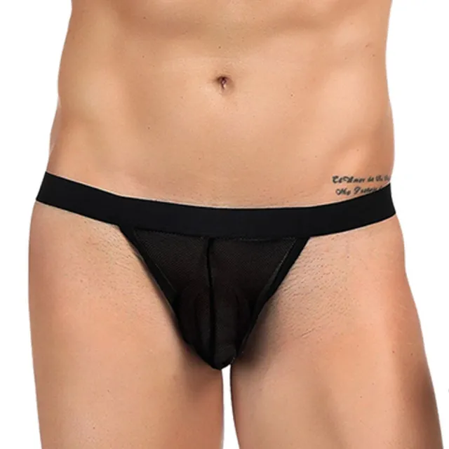 Мужские стринги Paris Hollywood MP027, S/M/L (черный)