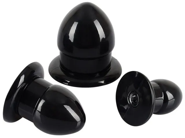 Набор анальных пробок You2Toys Anal Stretching Plug Kit, 3 шт (черный)
