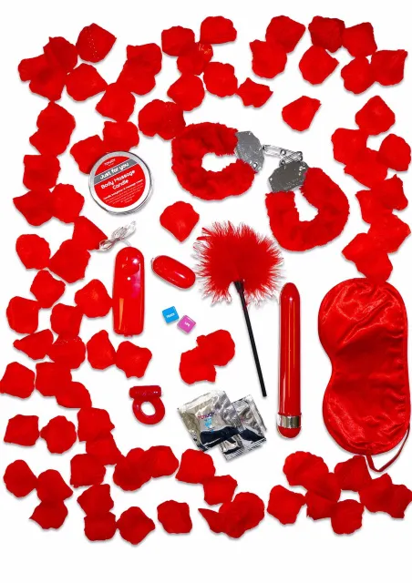 Набор секс игрушек Romance Gift Set, 7 шт (красный)