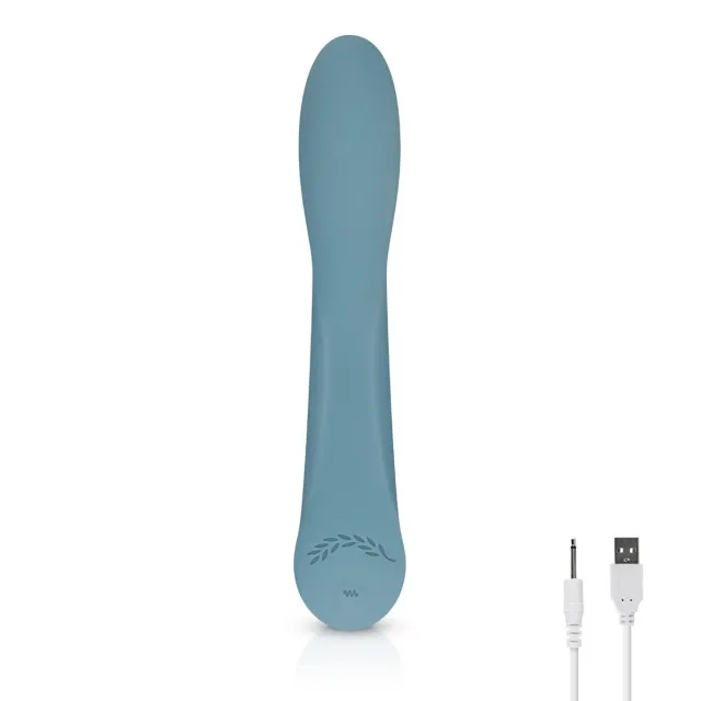 Вібратор Bloom Rose G-Spot, 20 см (блакитний)