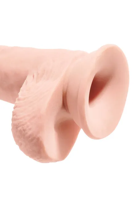Dildo King Cock With Balls 10 Inch, 25,4 cm (kolor cielisty)