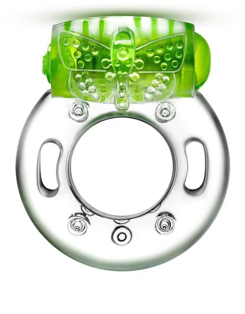 Виброкольцо Play With Me Arouser Vibrating C-Ring, 4.4 см (зеленый)