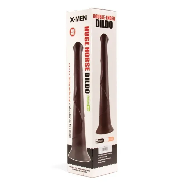 X-Men Huge Horse - Dildo, Czarny, 44 cm