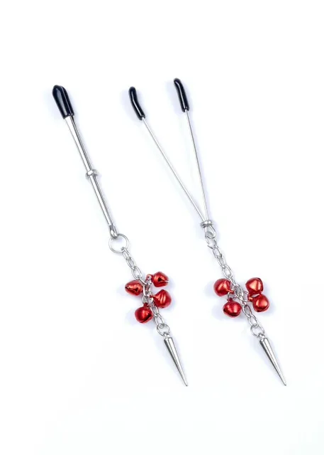Затискачі для сосків Exclusive Nipple Clamps No.4 Fetish Boss Series (червоний)