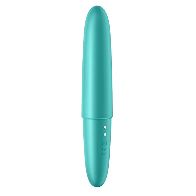 Satisfyer Ultra Power Bullet 6 - Wibrator łechtaczkowy, Turkus, 12.8 cm