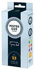 Mister Size Mister Size 53 - Prezerwatywy, Przezroczysty, Bezzapachowy, 18.5 cm